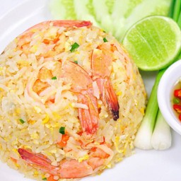 ข้าวผัดกุ้ง Fried rices w shirmp
