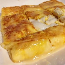 โรตี ไข่ มะพร้าวอ่อน