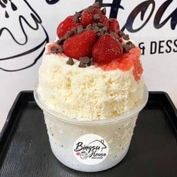 บิงซูนมสดสตอเบอร์รี่ช็อคชิพ