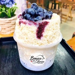 บิงซูนมสดบลูเบอร์รี่