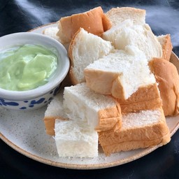 ชุดขนมปังฮอกไกโด + สังขยา