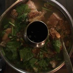 เนื้อปลาเก๋าต้มเผือก