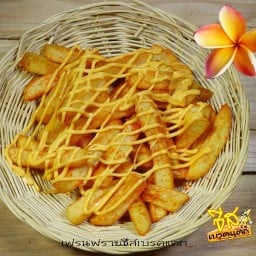 ชีสเบรคแตก ( เฟรนฟรายชีส-ไก่เกาหลี) รัถการ