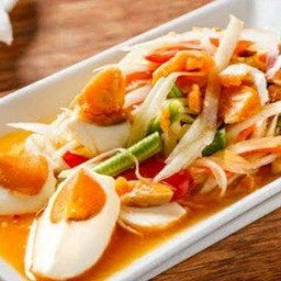 ตำไทยไข่เค็ม