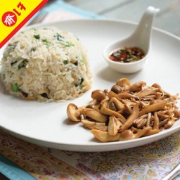 ข้าวผัดสวนเห็ดเจ