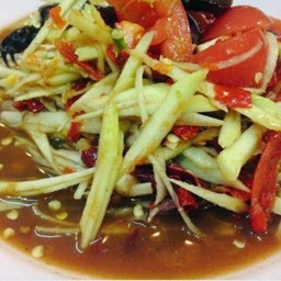 ตำมะม่วงปู-ปลาร้า