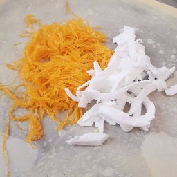 โรตี มะพร้าว ฝอยทอง