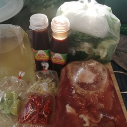 ชุดหมูกระทะกลับบ้าน