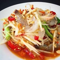 ตำกุ้งสด