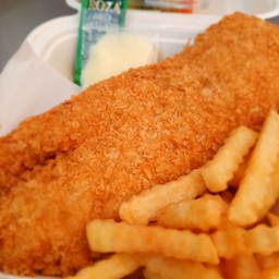 สเต็กปลากรอบ