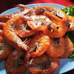 กุ้งขาวนึ่ง