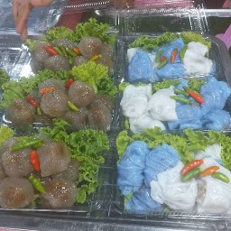 นาถซ่าส์ส์  สาคู-ข้าวเกรียบปากหม้อ Ptt  Park  Mall.  หนามแดง