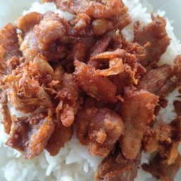 ข้าวหมูทอด