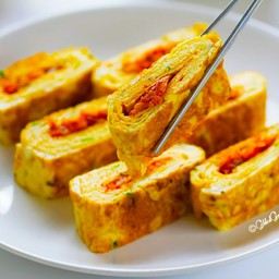 Kimchi Egg Rolls ไข่ม้วนกิมจิ