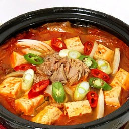 Tuna Kimchi Soup with Rice ซุปกิมจิทูน่า+ข้าวเปล่า