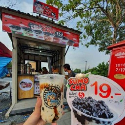 ชานมไข่มุก & กะเพรา Sumo Cha หนองแขม