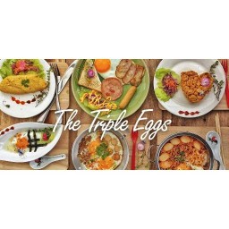 The Triple Eggs ร้านอยู่บนดาดฟ้า