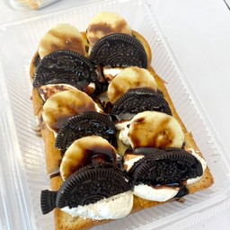 ปังปิ้งครีมสด กล้วย โอริโอ้