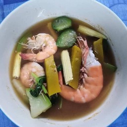 แกงเลียงกุ้งสด