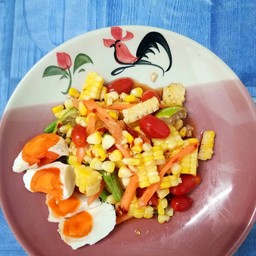 ตำข้าวโพดไข่เค็ม