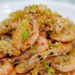 椒盐虾 กุ้งทอดพริกเกลือ