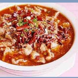 水煮肉片 ต้มเผ็ดหมูเสฉวน