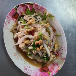 ยำวุ้นเส้น+เห็ดฮิเมจ (เจ)