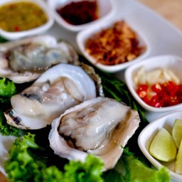 ชุดหอยนางรม Fresh Oysters 3 ตัว