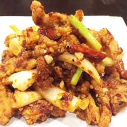 ไก่ผัดพริกแห้ง