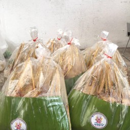 หมูสะเต๊ะ 50ไม้+ขนมปังปิ้ง 4แผ่น