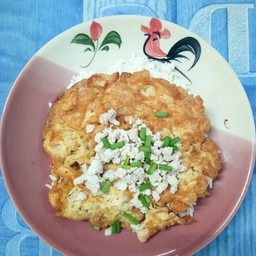 ข้าวไข่เจียวหมูสับ