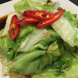 ผักกาดแก้วลวกซีอิ๊ว