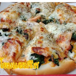 ผักโขมแฮมชีส