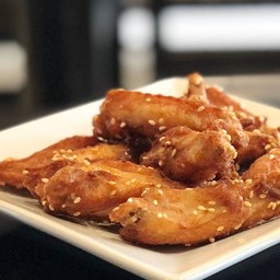 ปีกไก่ทอดน้ำมันงา