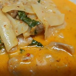 แกงเผ็ดหน่อไม้เจ