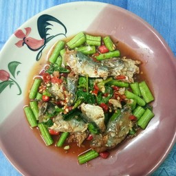 กระเพราปลากระป๋อง(กับข้าว)