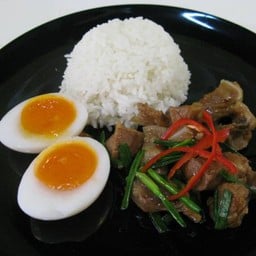 ข้าวหมูตุ๋นผัดนำ้มันหอย (R Stew OS)