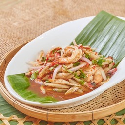 ยำไหลบัวกุ้ง