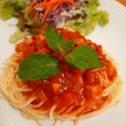 สปาเก็ตตี้ซอสหมูสับ