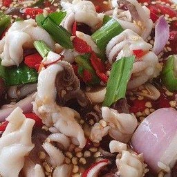 เกาเหลาปลาหมึกน้ำปลาร้า