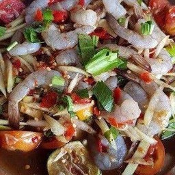 เกาเหลากุ้งสดน้ำปลาร้า