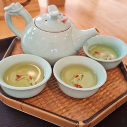 ชาเขียวมะลิ ร้อน (กา)