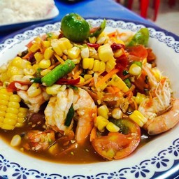 ตำข้าวโพดกุ้ง
