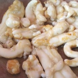 ไข่หมึกกล้วยหนึบหนับทอด(ชุดเล็ก)