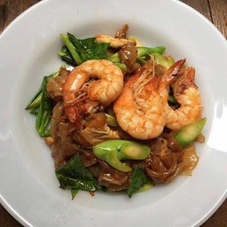 ผัดซีอิ๋วกุ้ง