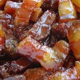 ข้าว หมูหวาน (หมู3ชั้นล้วน)