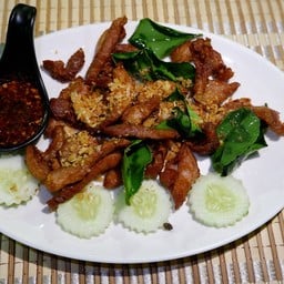 หมูทอด(หมูไม่ติดมัน)