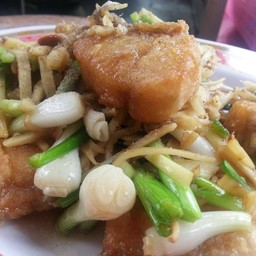 ปลาผัดขิง