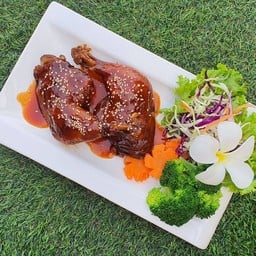 ไก่ราดซอส