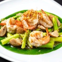 หน่อไม้ฝรั่งกุ้งสด